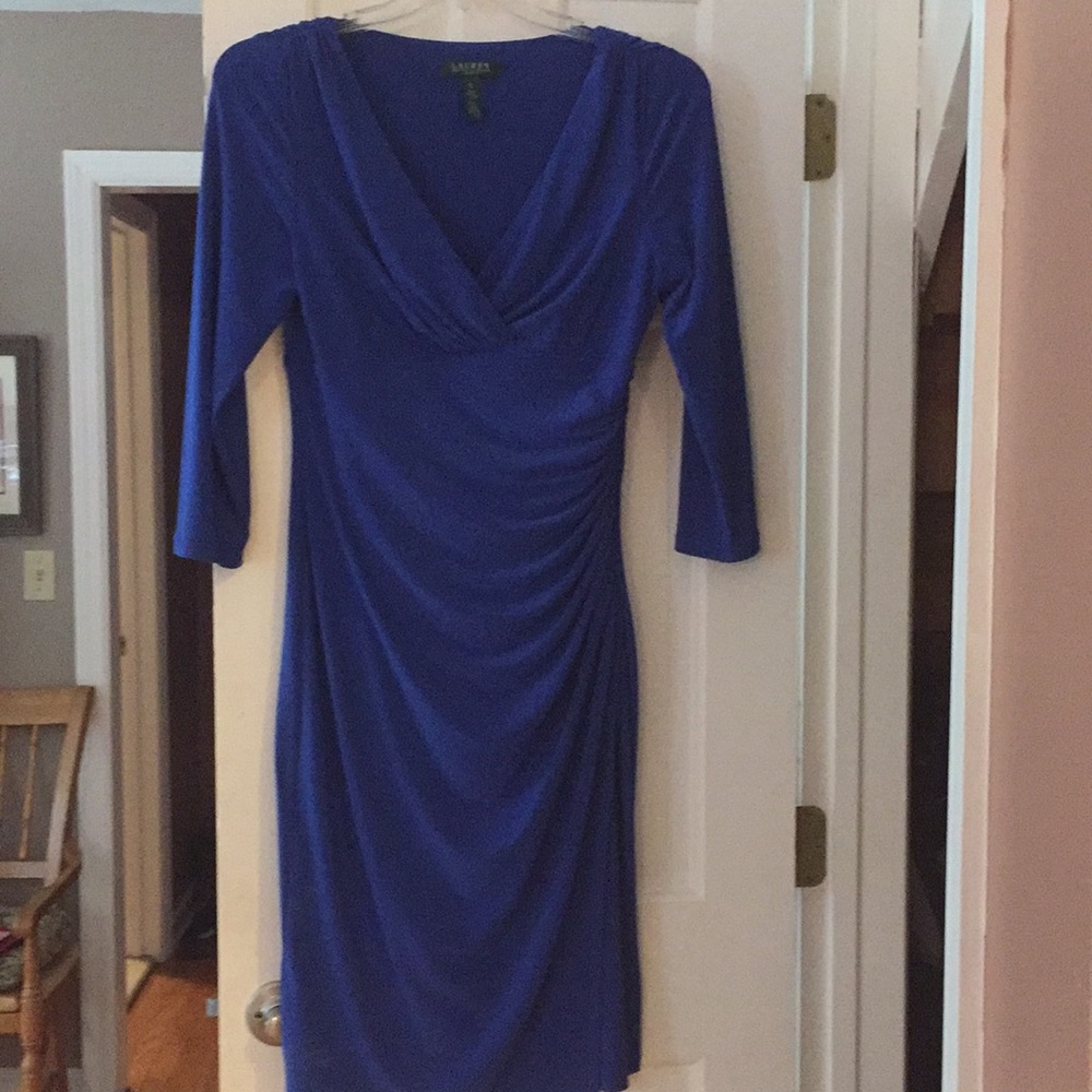 Ralph Lauren size 10 blue dress